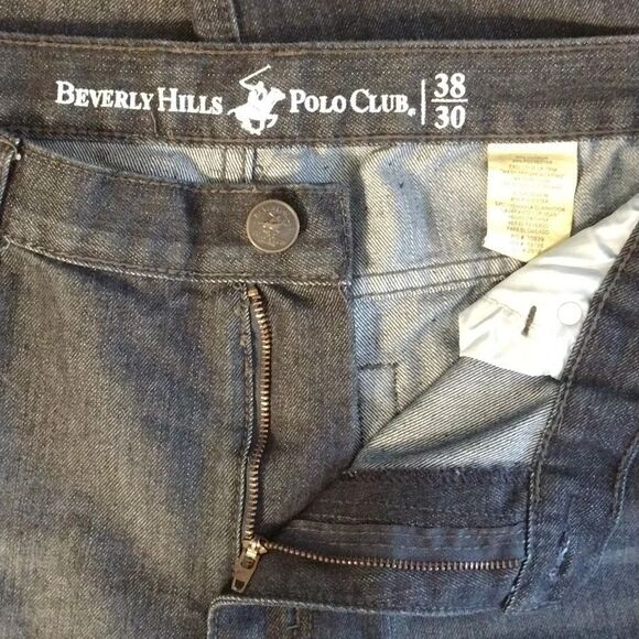 Men's 2 Pairs Dark Indigo & Black Rinse Slim Straight Leg Jeans Bundle 38x30 - Picture 11 of 13